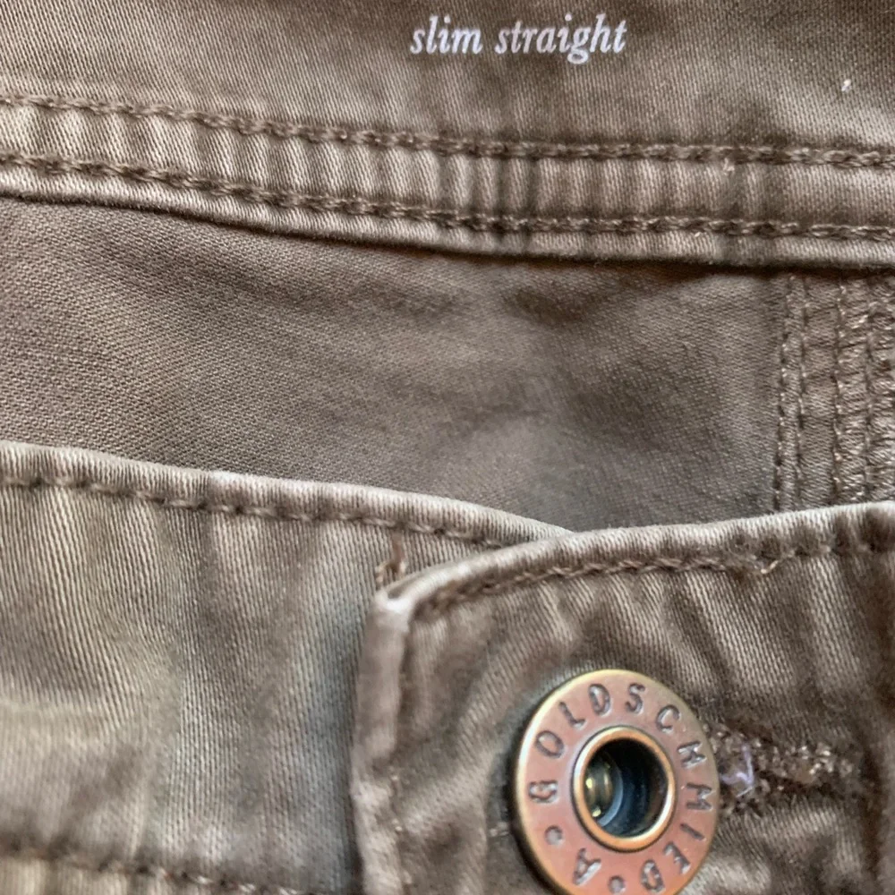Mens Adriano Goldschmied AG Jeans The Everett Slim‎ Straight in Brown sz 38 x 32